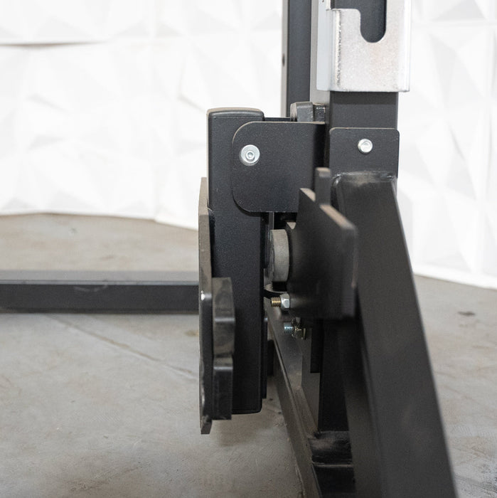 Muscle D Fitness Deluxe Half Rack - Muscle D Fitness - Heavy Duty - Adjustable Safety Bars - Pull Up - Ve... — close-up detail