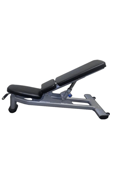 Muscle D Fitness Deluxe Adjustable Bench - Muscle D Fitness - Adjustable Moveable Padded Bench Black... — weight load capacity