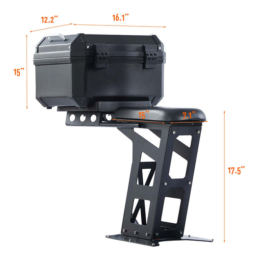 Teewing ComfortCruiser Electric Scooter Seat with Key Lock Tailbox f view 2