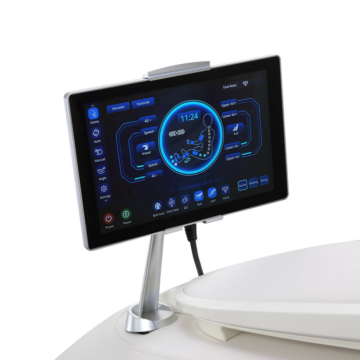 Osaki OS-Pro 4D DuoMax – 3D Massage Mechanism & Voice Control side profile showing roller path length