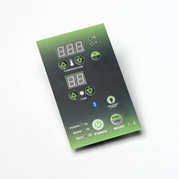 Martin sauna interior LED control panel
