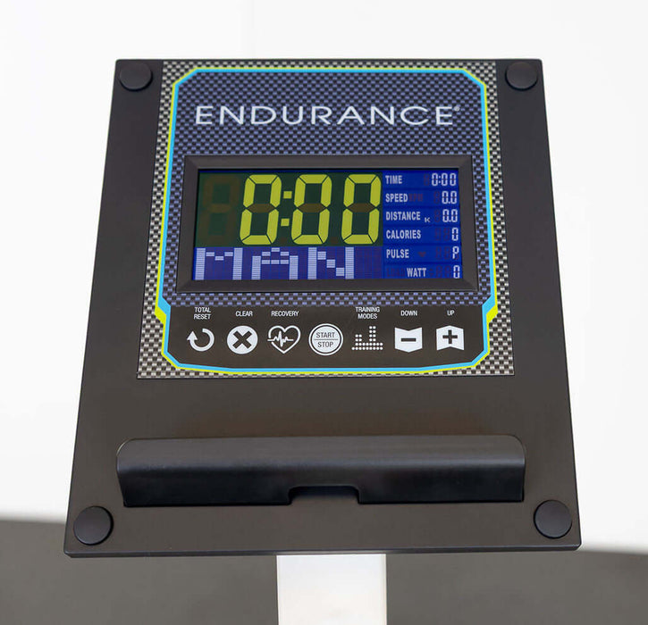 Body Solid Endurance E100 Center Drive Elliptical Trainer — folded position