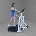 Body Solid Endurance E100 Center Drive Elliptical Trainer — side profile
