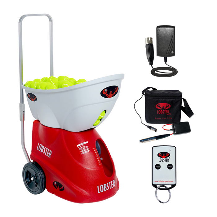 Lobster Elite One with external battery pack, charger and remote control
