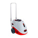 Lobster Elite One with hopper inverted to cover the machine for storage