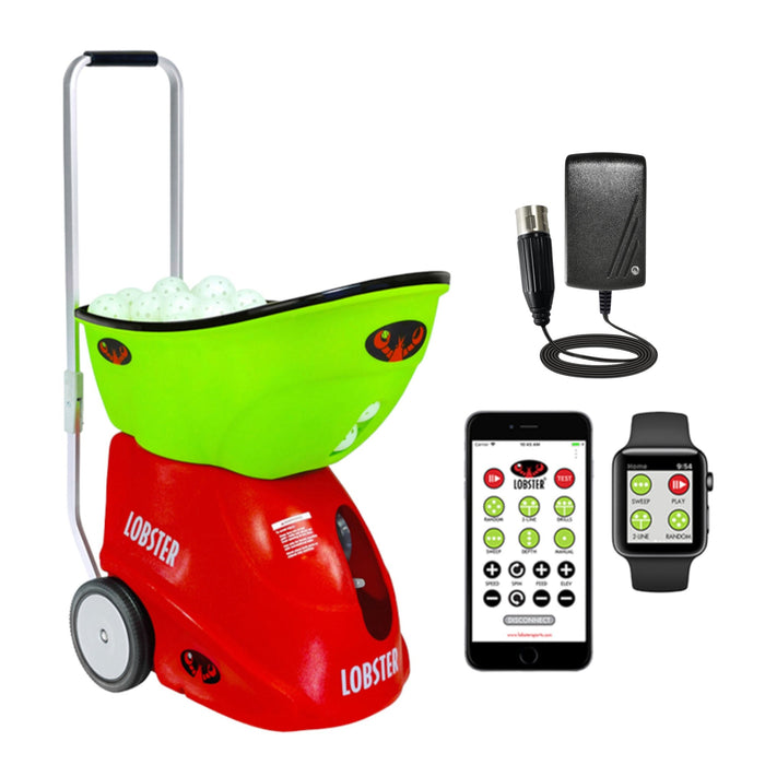 Lobster Pickle Champion with charger and Wi-Fi remote app on iPhone and Apple Watch