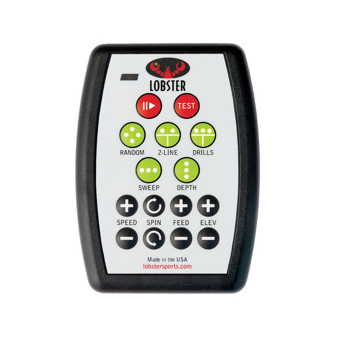 Lobster grand 20-function ball machine remote control