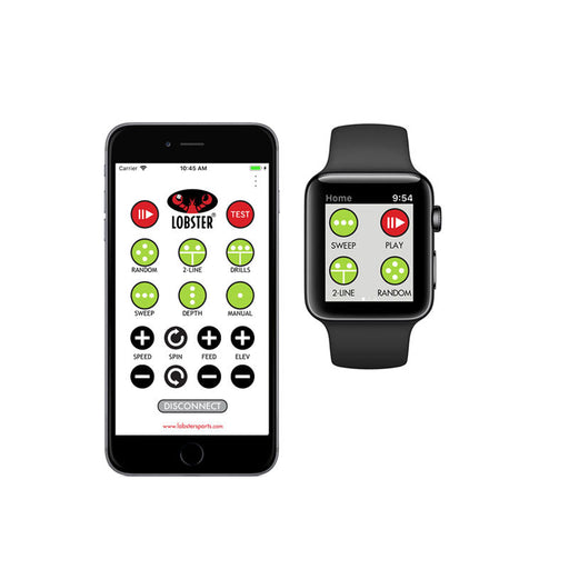 Lobster grand Wi-Fi remote app on iPhone and Apple Watch