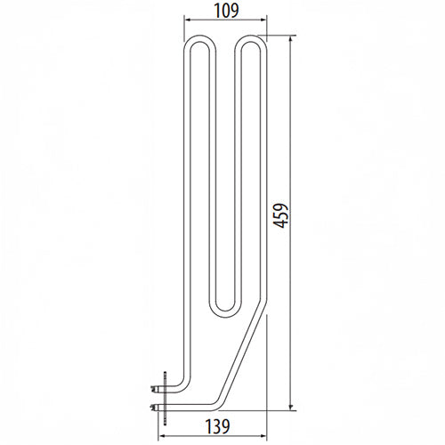 EOS 20016840 SPARE GRACIL HEATER ELEMENT, 9KW, 240V, 1500W