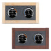 EOS Lux Climate Station Celsius Solid Wood-Framed Thermometer &