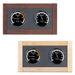 EOS Lux Climate Station Fahrenheit Solid Wood-Framed Thermometer &