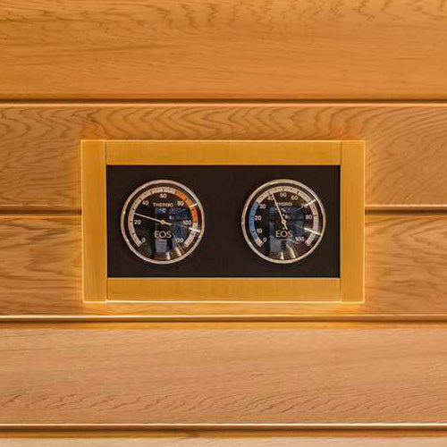 EOS Lux Climate Station Celsius Solid Wood-Framed Thermometer & - image 5