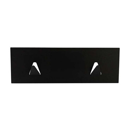 EOS Towel & Robe Rack Towel & Robe Hooks, Wall-Mount, Black