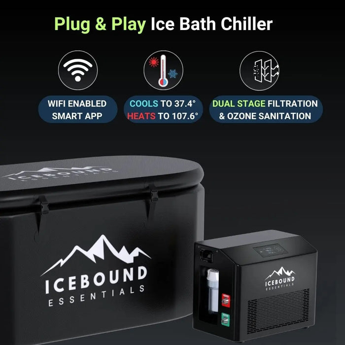 Icebound Essentials Icebound EcoPro - 0.5HP Cold Plunge Chiller — interior insulation