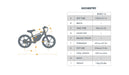 EUNORAU E-BIKE US EKIDS16 1.0 — rear frame view