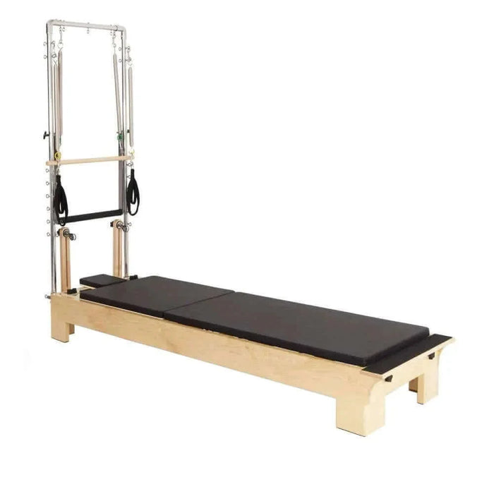 Elina Pilates Wood Reformer with Tower — spring assembly