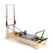 Elina Pilates Wood Reformer with Tower — full reformer view