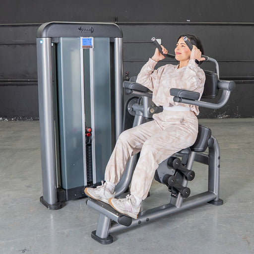 Muscle D Fitness Muscle D Fitness Elite Plus AB Crunch - Commercial Grade - Adjustable Seat - Pin Se... — weight load capacity