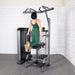 Muscle D Fitness Muscle D Fitness Elite Plus Assisted Chin / Dip - Commercial Grade - Adjustable Seat -... — full setup angle