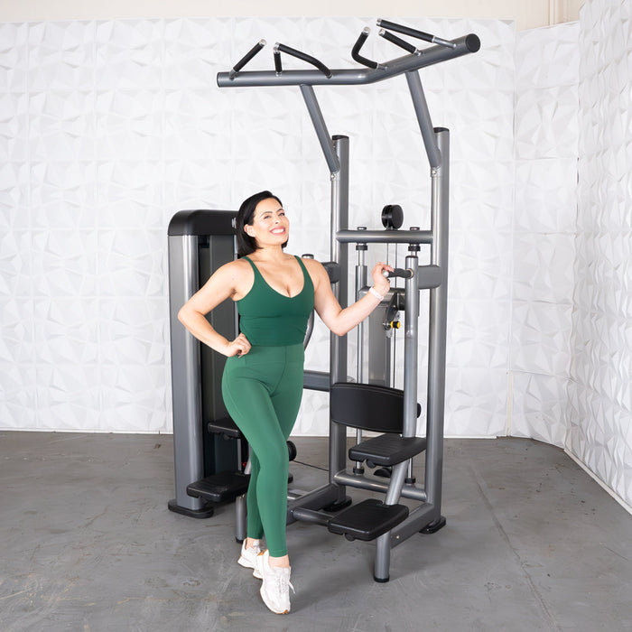 Muscle D Fitness Muscle D Fitness Elite Plus Assisted Chin / Dip - Commercial Grade - Adjustable Seat... — additional view 10