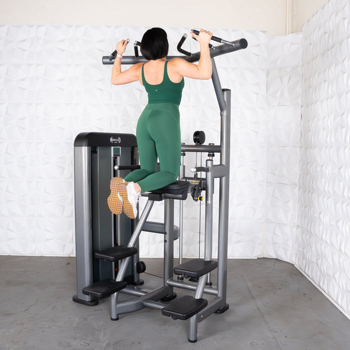 Muscle D Fitness Muscle D Fitness Elite Plus Assisted Chin / Dip - Commercial Grade - Adjustable Seat... — additional view 16