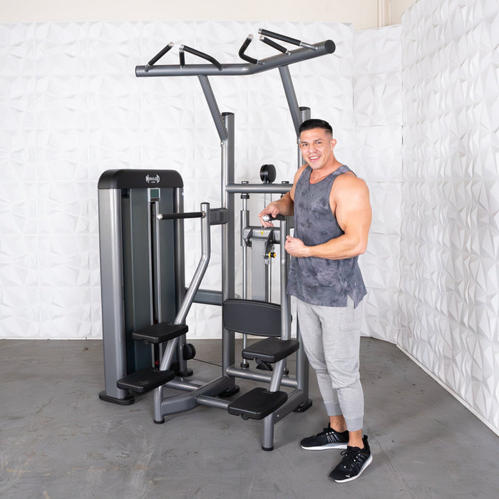 Muscle D Fitness Muscle D Fitness Elite Plus Assisted Chin / Dip - Commercial Grade - Adjustable Seat... — additional view 11
