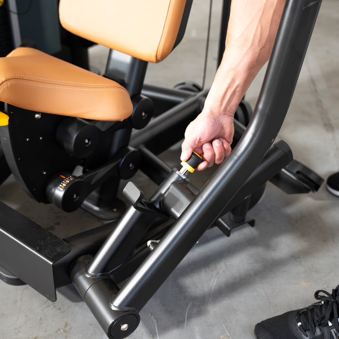 Muscle D Fitness Elite Plus Chest Press - Commercial Grade - Adjustable Seat - Pin Selectorized - General Chest Press