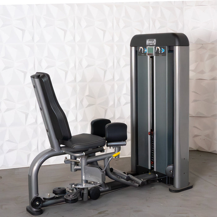 Muscle D Fitness Elite Plus Inner/Outer Thigh - Commercial Grade - Adjustable Seat - Pin Selectorized - Leg Workout
