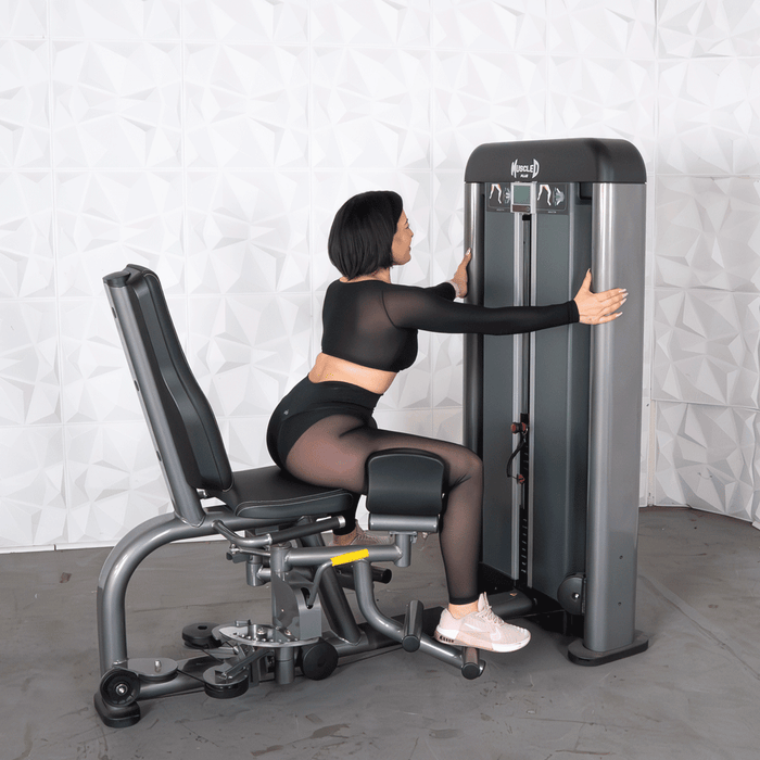 Muscle D Fitness Muscle D Fitness Elite Plus Inner/Outer Thigh - Commercial Grade - Adjustable Seat - Pin Sele... — front view