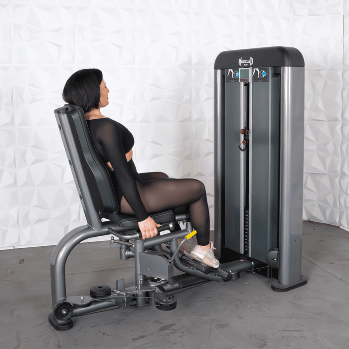 Muscle D Fitness Elite Plus Inner/Outer Thigh - Commercial Grade - Adjustable Seat - Pin Selectorized - Leg Workout
