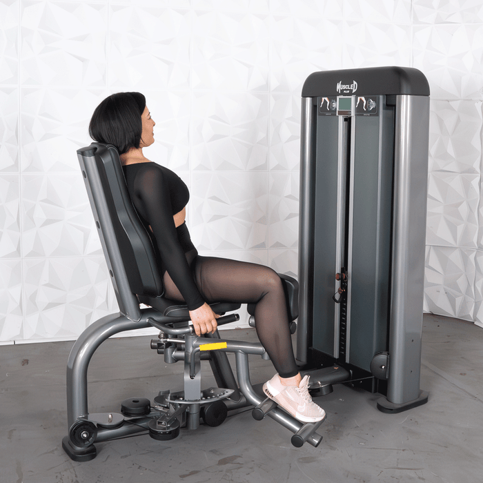 Muscle D Fitness Elite Plus Inner/Outer Thigh - Commercial Grade - Adjustable Seat - Pin Selectorized - Leg Workout