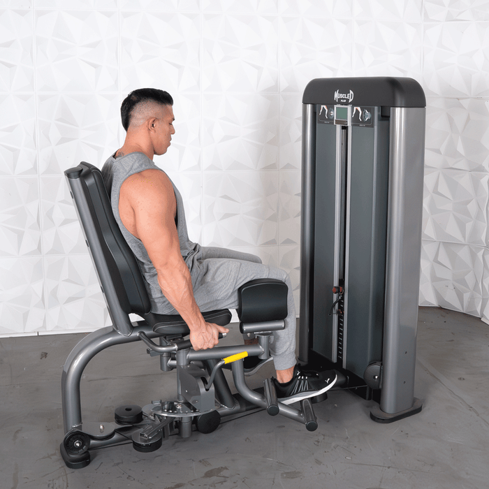 Muscle D Fitness Elite Plus Inner/Outer Thigh - Commercial Grade - Adjustable Seat - Pin Selectorized - Leg Workout