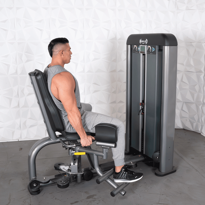 Muscle D Fitness Elite Plus Inner/Outer Thigh - Commercial Grade - Adjustable Seat - Pin Selectorized - Leg Workout
