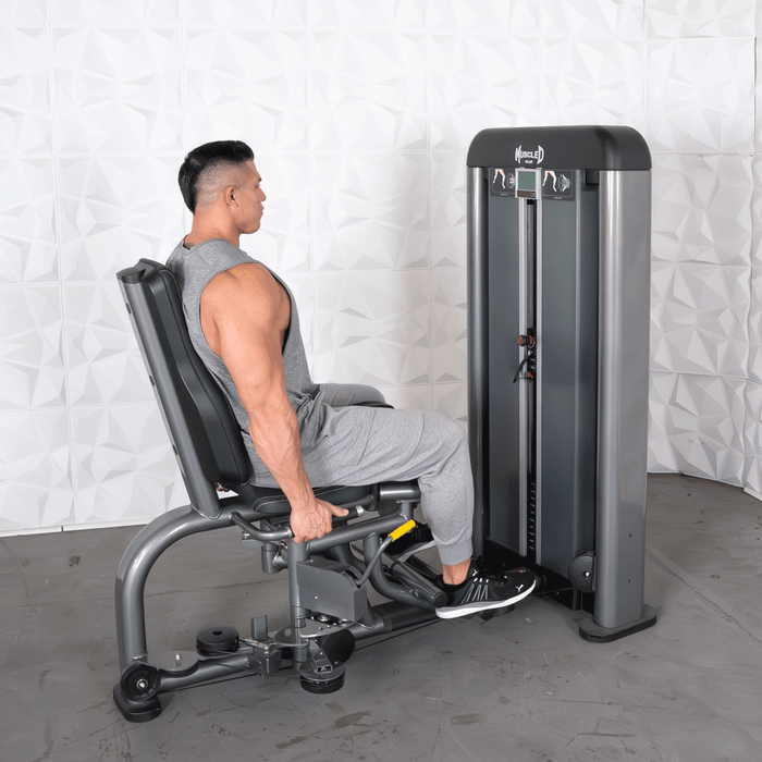 Muscle D Fitness Elite Plus Inner/Outer Thigh - Commercial Grade - Adjustable Seat - Pin Selectorized - Leg Workout