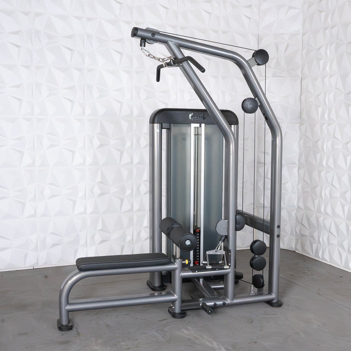 Muscle D Fitness Elite Plus Lat / Low Row - Commercial Seat - Pin Selectorized - Back Workout — additional view 11