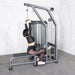 Muscle D Fitness Elite Plus Lat / Low Row - Commercial Seat - Pin Selectorized - Back Workout — side profile