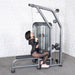 Muscle D Fitness Elite Plus Lat / Low Row - Commercial Seat - Pin Selectorized - Back Workout — adjustment mechanism