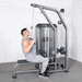 Muscle D Fitness Elite Plus Lat / Low Row - Commercial Seat - Pin Selectorized - Back Workout — front view