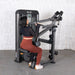 Muscle D Fitness Elite Plus Lat Pulldown - Commercial - Adjustable Seat - Pin Selectorized - Back Workout — side profile