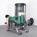 Muscle D Fitness Elite Plus Leg Ext/Prone Leg Curl Combo - Commercial Grade - Adjustable - Pin Selectorized — front view