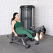 Muscle D Fitness Elite Plus Leg Ext/Prone Leg Curl Combo - Commercial Grade - Adjustable - Pin Selectorized — side profile