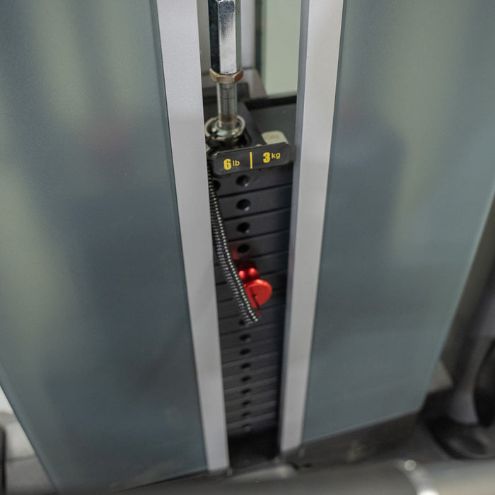 Muscle D Fitness Elite Plus Leg Ext/Seated Leg Curl Combo - Commercial Grade - Adjustable Seat - Pin Selectorized Weight Stack