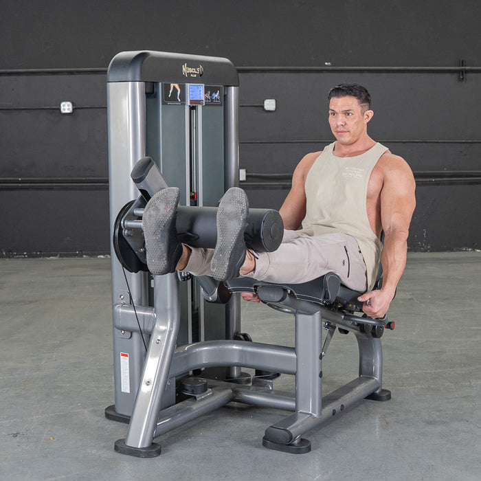 Muscle D Fitness Elite Plus Leg Extension - Commercial Grade - Adjustable Seated - Pin Selectorized