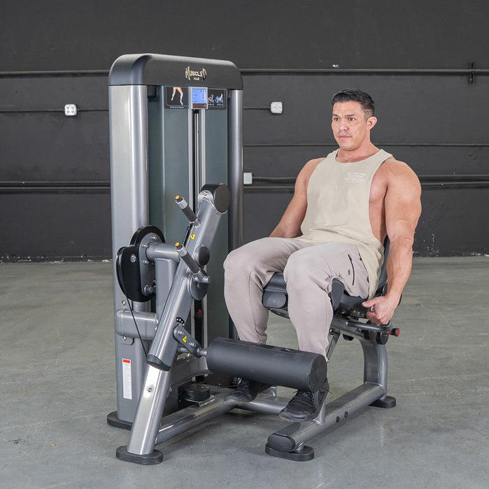 Muscle D Fitness Elite Plus Leg Extension - Commercial Grade - Adjustable Seated - Pin Selectorized