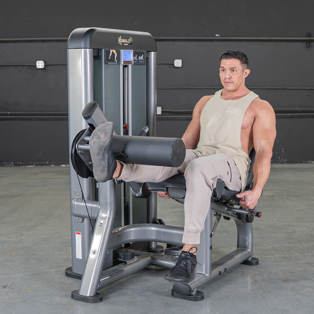 Muscle D Fitness Elite Plus Leg Extension - Commercial Grade - Adjusta ...