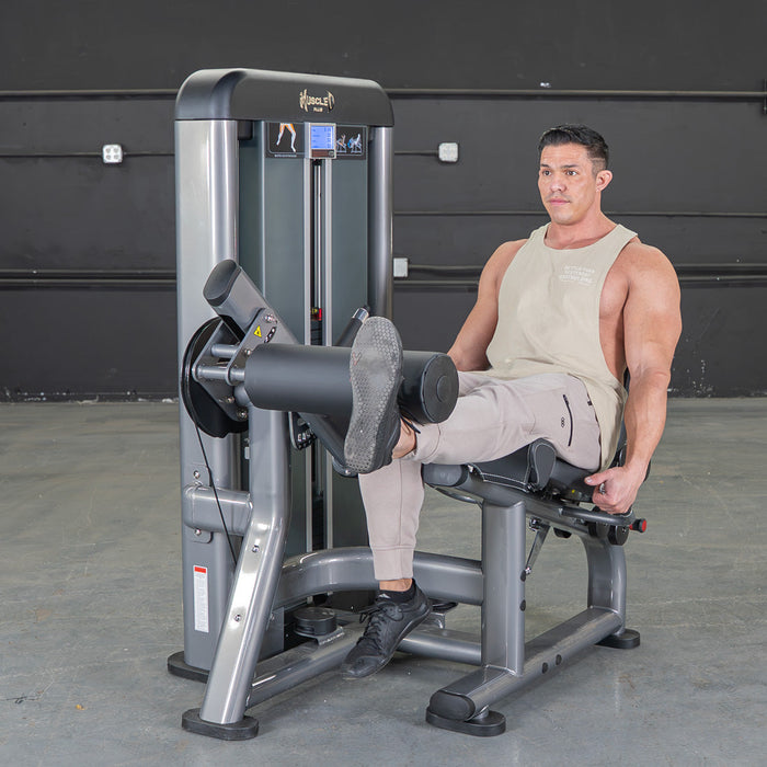 Muscle D Fitness Elite Plus Leg Extension - Commercial Grade - Adjustable Seated - Pin Selectorized