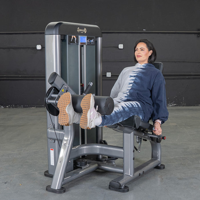 Muscle D Fitness Elite Plus Leg Extension - Commercial Grade - Adjustable Seated - Pin Selectorized
