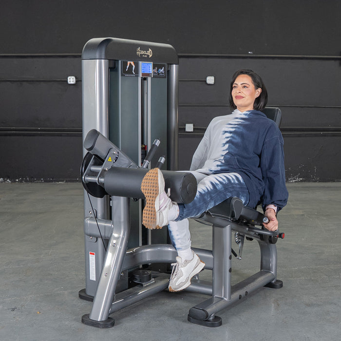 Muscle D Fitness Elite Plus Leg Extension - Commercial Grade - Adjustable Seated - Pin Selectorized