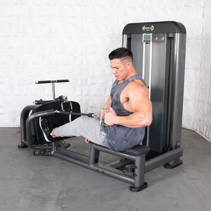 Muscle D Fitness Muscle D Fitness Elite Plus Long Pull Row - Commercial Grade - Adjustable Seat - Pin S... — additional view 9