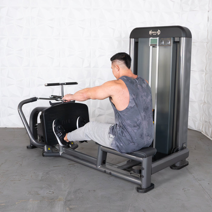 Muscle D Fitness Muscle D Fitness Elite Plus Long Pull Row - Commercial Grade - Adjustable Seat - Pin... — additional view 17